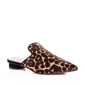 Rebecca Minkoff Leopard Calf Hair Mules